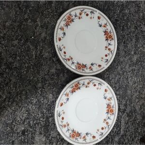 Sheffield "Anniversary"  Lot of 2 saucers